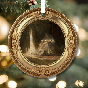 Josephs Gewand mit vielen Farben Advents-Jesse-Bau Ornament Aus Metall