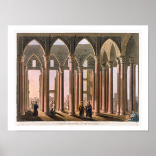 Joseph's Hall in the Castle of Cairo, plate 31 fro Poster