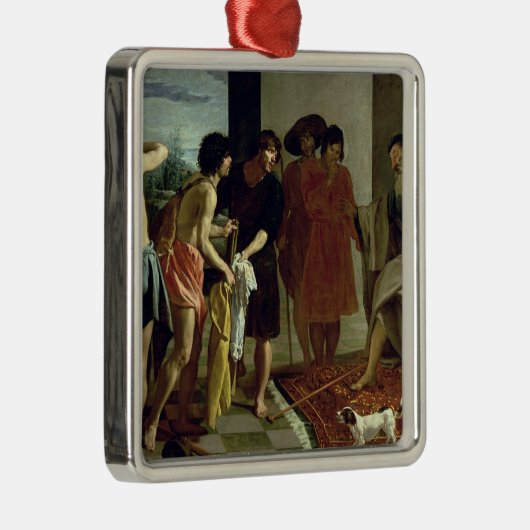 Josephs Mantel, 1630 Silbernes Ornament (Rechts)