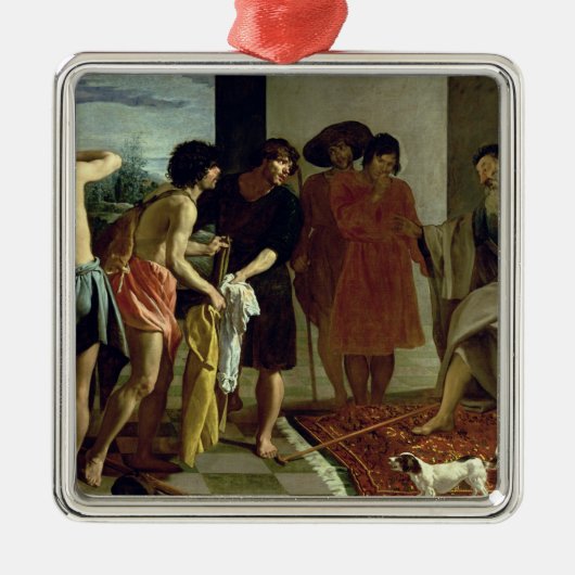 Josephs Mantel, 1630 Silbernes Ornament (Vorne)