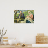 Joseph's Workshop mit Mary und Baby Jesus Poster (Küche)