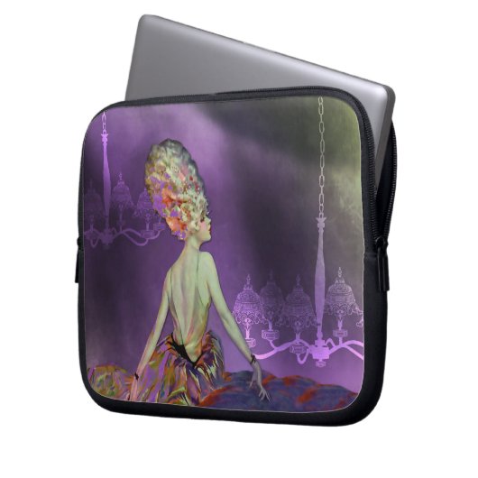 JOSETTE, Zwanzigerjahre FRANZÖSISCHES MODELL: Laptopschutzhülle (Vorderseite Links)