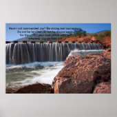 Josh 1:9 Habe ich dir nicht geboten Poster (Vorne)