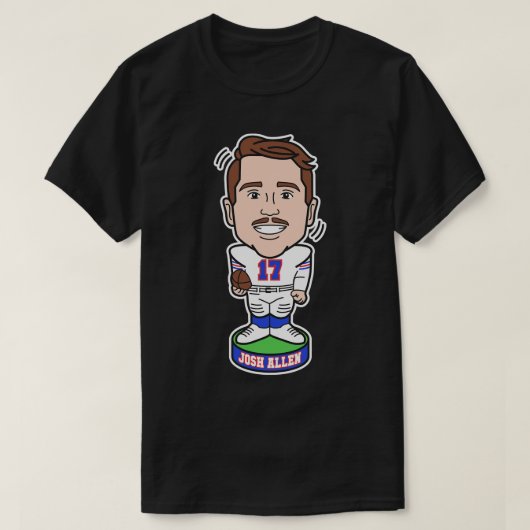 Josh Allen Bobble Head T-Shirt (Design vorne)