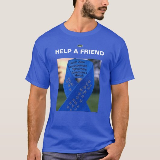 Josh Allen Derangement Synangement Awareness Month T-Shirt (Vorderseite)