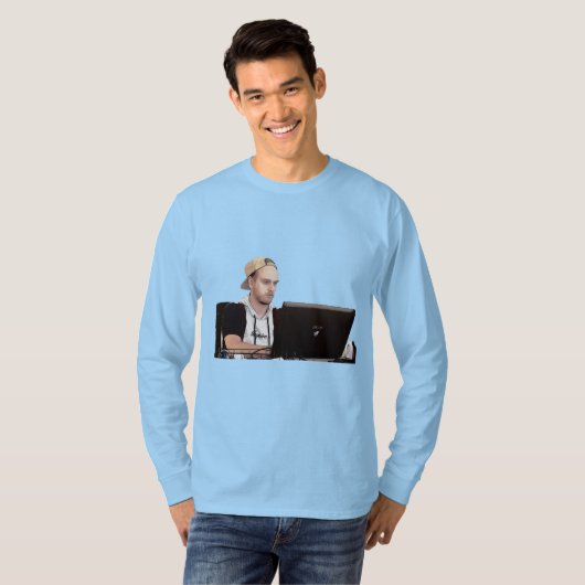 JOSH arbeitet lange Schlange T-Shirt (Vorne ganz)