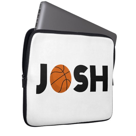 Josh Basketball Laptopschutzhülle (Vorne Rechts)