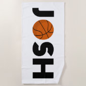 Josh Basketball Strandtuch (Vorderseite)