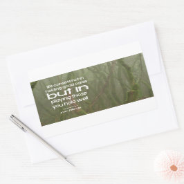 Josh Billings Inspiration Zitat "Play well" Rechteckiger Aufkleber