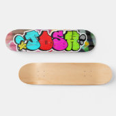 Josh Graffiti Custom Personalisiert Cool Skateboar Skateboard (Horizontal)