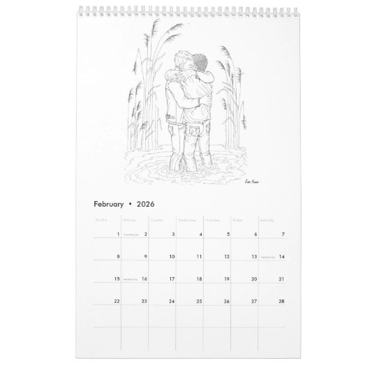 Josh Lanyon Kalender Malbuchs 2016 (Feb 2026)