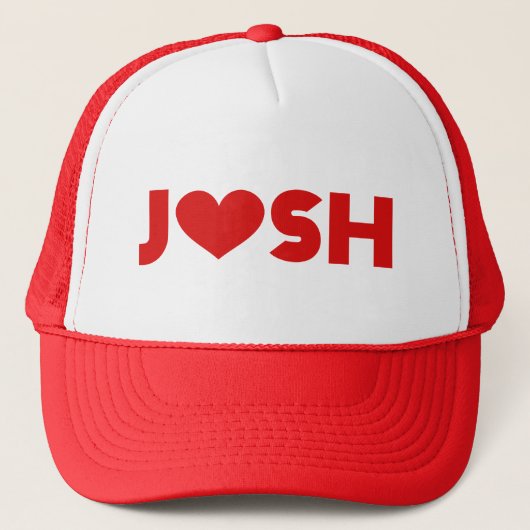 Josh Liebe Trucker Hat Truckerkappe (Vorderseite)