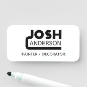 Josh Name Tag Namensschild (Beispiel)