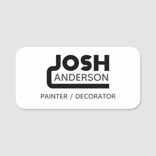 Josh Name Tag Namensschild (Vorderseite)