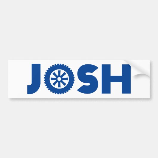Josh Petrol Head Autoaufkleber (Vorne)