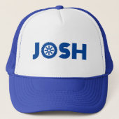 Josh Petrol Head Trucker Hat Truckerkappe (Vorderseite)