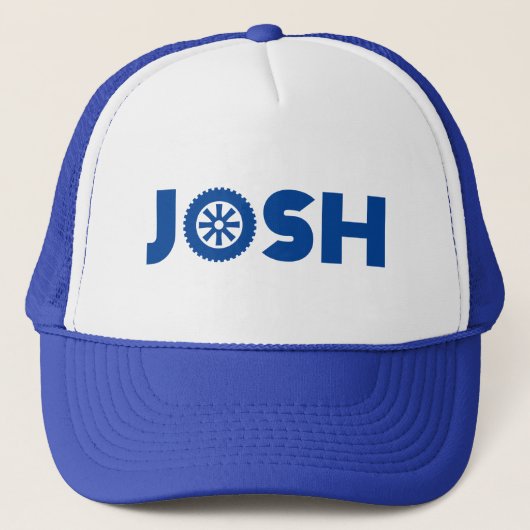 Josh Petrol Head Trucker Hat Truckerkappe (Vorderseite)