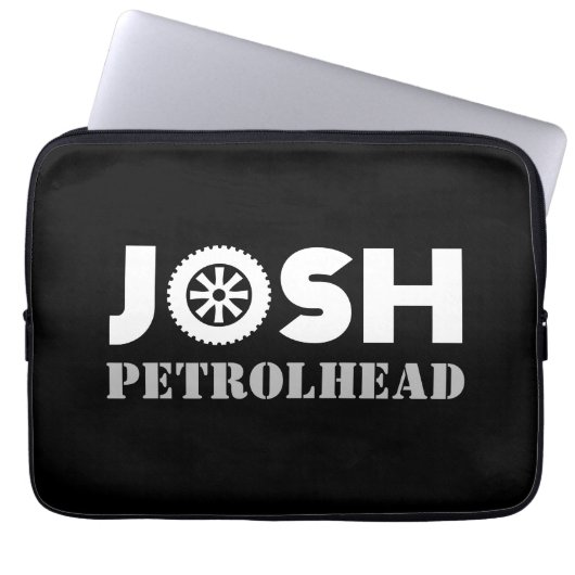 Josh Petrolhead Laptopschutzhülle (Vorderseite)