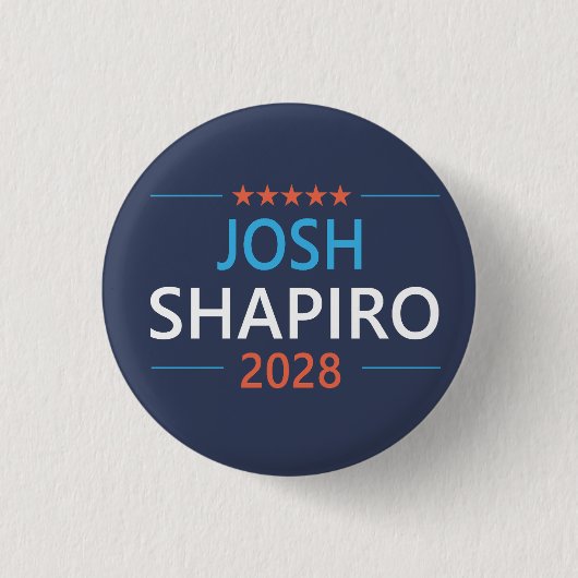 Josh Shapiro 2028 Button (Vorderseite)
