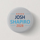 Josh Shapiro 2028 Button (Vorderseite)