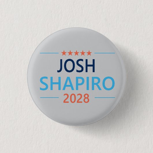 Josh Shapiro 2028 Button (Vorderseite)