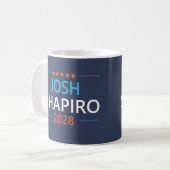 Josh Shapiro 2028 Kaffeetasse (Vorderseite Links)