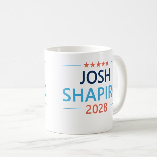 Josh Shapiro 2028 Kaffeetasse (VorderseiteRechts)