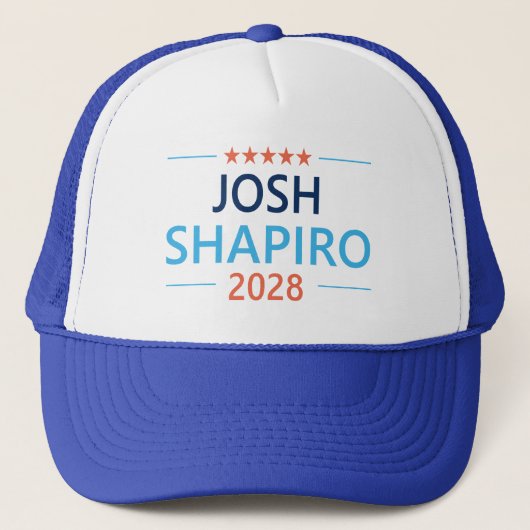 Josh Shapiro 2028 Truckerkappe (Vorderseite)
