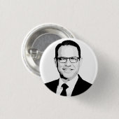 Josh Shapiro Bust Button (Vorne & Hinten)