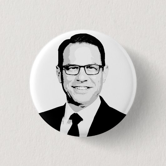 Josh Shapiro Bust Button (Vorderseite)