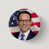 Josh Shapiro für Amerika Button (Vorderseite)