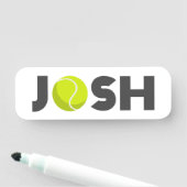 Josh Tennis Namensschild (Beispiel)