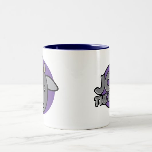 Josh The G.O.A.T. Zwei-Tone-Kaffee-Tasse Zweifarbige Tasse (Mittel)