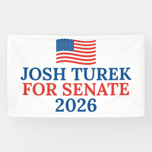Josh Turek für den Senat 2026 Iowa-Wahl Banner
