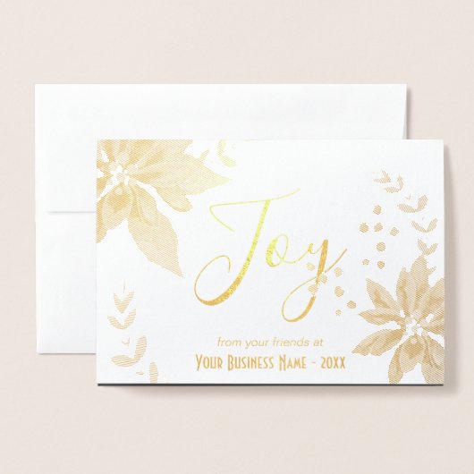 Joshire Wreath Business-Logo Folienkarte (Vorderseite mit Umschlag)