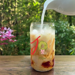 Joshire Wreath Niedlich Fun Name Typografie Dosenglas