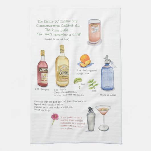 Joshs Getränk Handtuch (Vertikal)