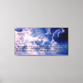 Joshua 1:7 Leinwand Art (Vorderseite)