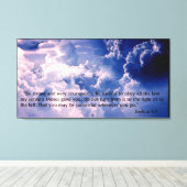 Joshua 1:7 Leinwand Art (Insitu (Holzboden))