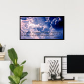 Joshua 1:7 Poster (Heimbüro)