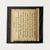 Joshua 1:8 wandteppich (Vorderseite (Horizontal))