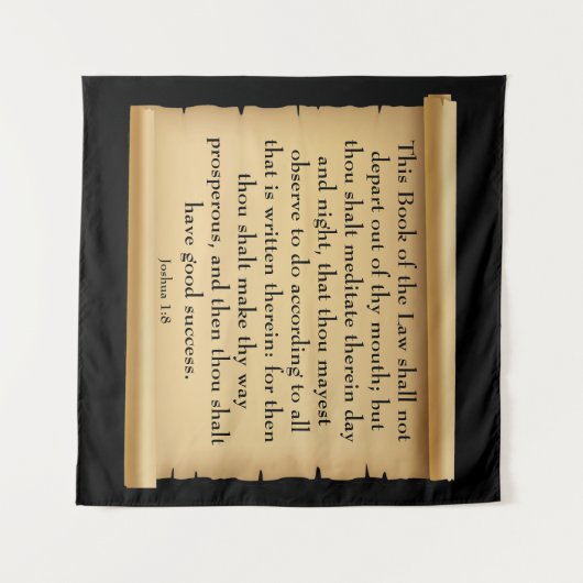 Joshua 1:8 wandteppich (Vorderseite (Horizontal))