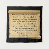 Joshua 1:8 wandteppich (Vorderseite)