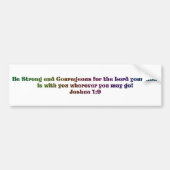 Joshua-1:9 Autoaufkleber (Vorne)