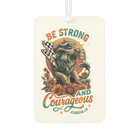 Joshua 1:9 autolufterfrischer (Rückseite)