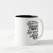 Joshua-1:9 Bibel-Vers-Tasse Zweifarbige Tasse (VorderseiteRechts)