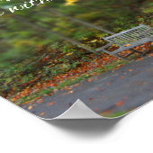 Joshua 1:9 Bibel Verse Christian Scripture Poster (Ecke)