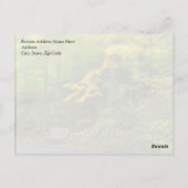 Joshua 1:9 Bibel Verse Christian Scripture Postkarte (Rückseite)