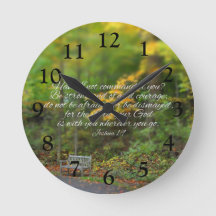 Joshua 1:9 Bibel Verse Christian Scripture