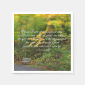 Joshua 1:9 Bibel Verse Christian Scripture Serviette (Vorderseite)